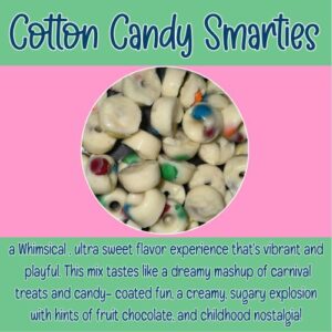 Cotton candy smarties